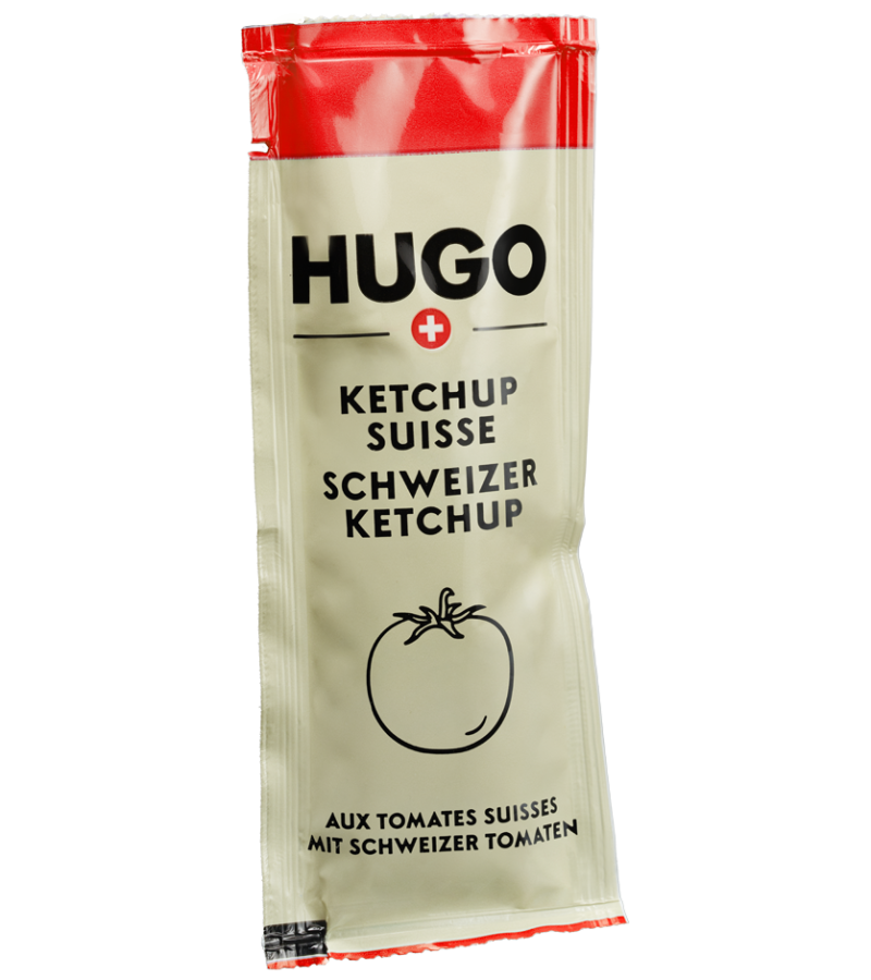 Schweizer Ketchup Beutel